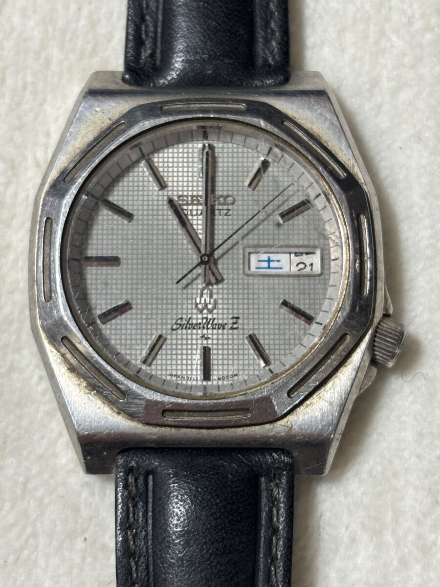 【純正ベルト】セイコーSilver WaveZ 7123-8060 黒 ❎️❎️❎️ Sold out ❎️❎️❎️ Seiko Silver Wave 7123