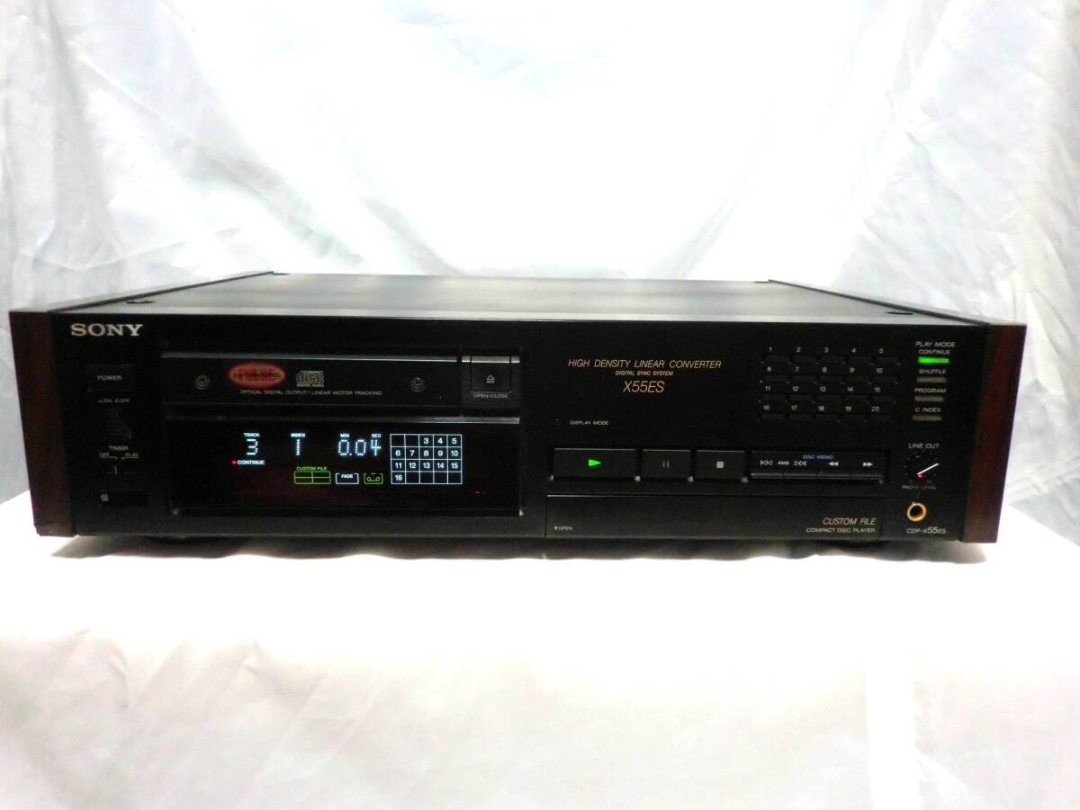 SONY CDプレイヤー CDP-X55ES ジャンク Yahoo!オークション -「sony cdp-x55es」の落札相場・落札価格