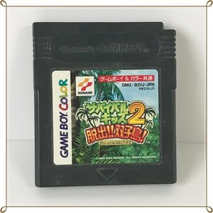 動作〇 BG コナミ サバイバルキッズ2 脱出双子島 Nintendo ゲームボーイ ゲームボーイカラー 共通