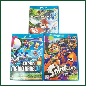 中古●任天堂●WiiUソフトまとめて スプラトゥーン/スーパーマリオBROS.U/マリオカート8 札幌