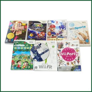 中古●任天堂●Wiiソフト8本まとめて どうぶつの森/スポーツ/ジャストダンス/マリオ/パーティ/スマブラX 札幌