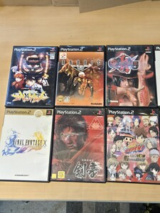 PlayStation2 ソフト10本セットFFX-2/FFX(メガヒット)/.hack Vol.1/ガンダム無双Special/Winning Eleven7/新世紀 80サイズ