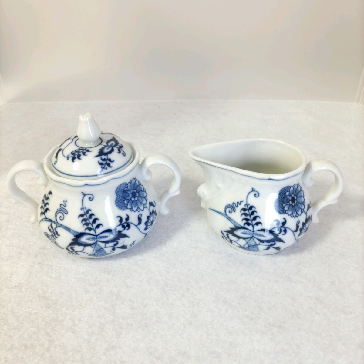 ブルーダニューブ カップ 皿 シュガーポット クリーマー セット まとめ売り ブルーダニューブ カップ 皿 シュガーポット クリーマー セット