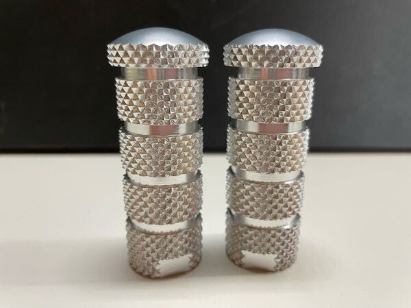 バイク汎用ステップバー63mm シルバー2本 バトル Kファクトリー エンデュランス ストライカー グロム XR NSF NSR
