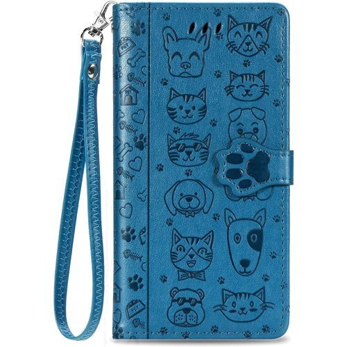 OPPO Reno5 A ケース 手帳型 カバー オッ ネット付き ストラップ ペット イヌ ネコ 犬 ねこ 猫 243
