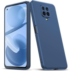 Redmi Note 9S ケース 薄型 軽量 耐衝撃 傷防止 取り出し易い 携帯カバー ブルー青 056-15 331