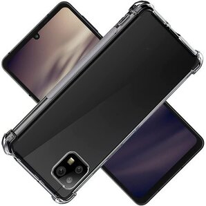 対応 AQUOS Sense 6 SH-54B SHG 黄ばみ防止 ソフト 軽薄型 耐衝撃 米軍MIL規格取得〕 204