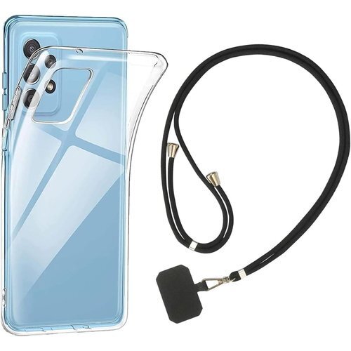 cxybgfv Galaxy A53 5G SC-53 利 長さ調整可能 着脱簡単 紛失 耐久性強化版 ブラック 384