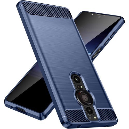 Xperia Pro-I 用ケース 耐衝撃 シリコン 紋防止 擦り傷防止 人気 携帯カバー 青 ZW76-87 576