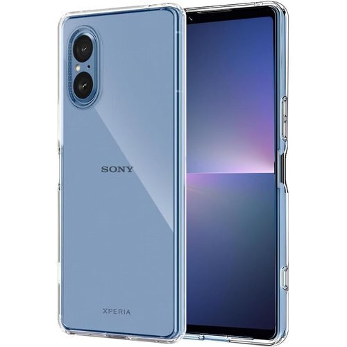 Moahsiuny For SONY Xperia 5 保護カバー クリア 透明 薄型 耐衝撃 軽量 TPU素材 598