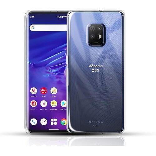 対応 arrows 5G 用 ケース/F-51A ケー 耐衝撃 ワイヤレス充電対応 アローズ5G 透明 カバー 721
