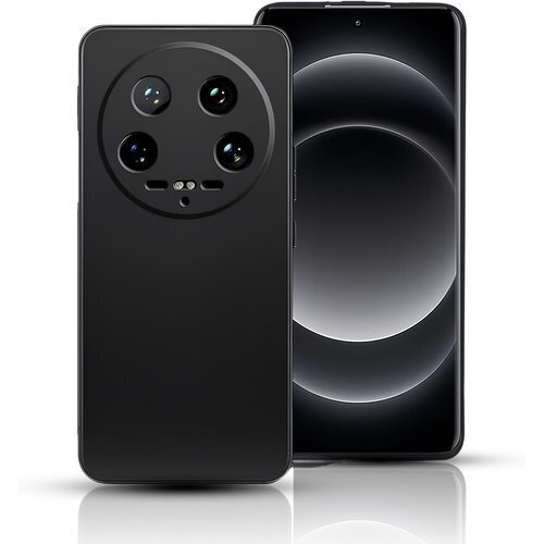 FOR Xiaomi Mi 14 ultra ケース 防止 Mi 14 ultra 用 保護カバー 黒シリーズ 741