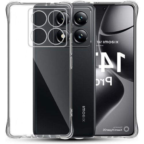 全面保護 Xiaomi 14T Pro 耐衝撃 ケース レス充電対応 薄型 軽量 携帯便利 スマホケース クリア 839
