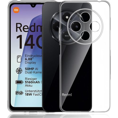 対応 Xiaomi Redmi 14C ケース 黄ばみ mi 14C 透明 保護カバー スマホケース-Clear 1000