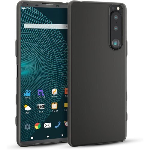 VEVEN Xperia 5 III ケース さらさら ペリア5III SO-53B / SOG05 ケース 黒 1351