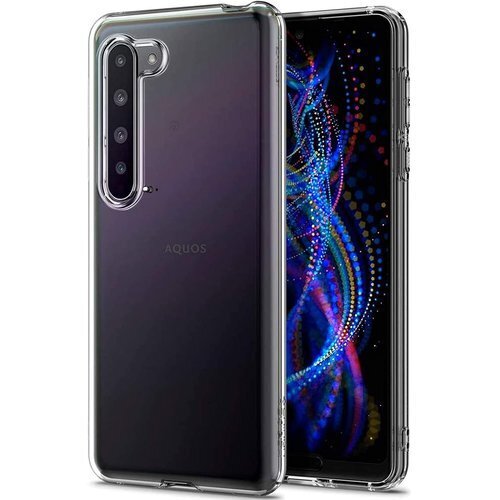 UNEED AQUOS R5G/908SH 用の スマ ス 耐衝撃 TPU ケース 擦り傷防止吸収柔らかい手触り 50