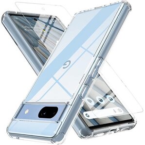 BESINPO Google Pixel 7A ケース 透明 PCバンパー グーグルピクセル 7A 対応 クリア 102