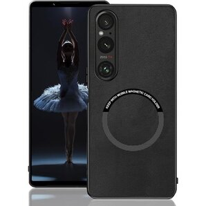 Sony Xperia 1 VI ケース ストラップホ レス充電 ソニーエクスペリア 1 VI カバー ブラック 158