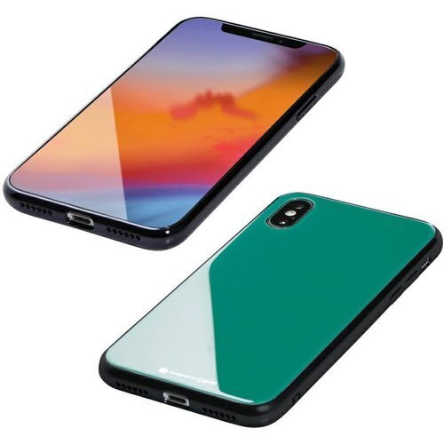 Deff ディーフ XS/X用 Etanze ガラスが美しい衝撃に強いケース エメラルドグリーン 20