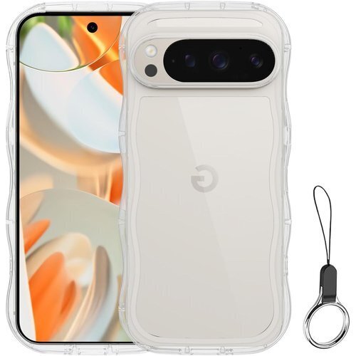 Google Pixel 9/9 PRO ケース クリ ストラップホール付き Pixel 9/9 PRO-クリア 263