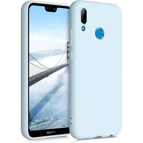 kwmobile スマホケース Huawei P20 滑り止め ソフト TPU シリコン - クール ミント 76