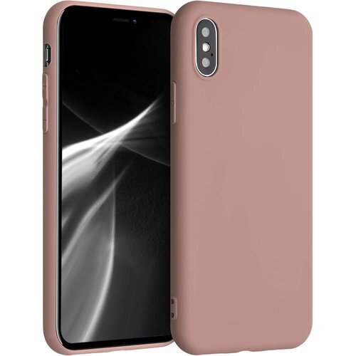 kwmobile スマホケース Apple iPhon り止め ソフト TPU シリコン - ウィンター ローズ 97