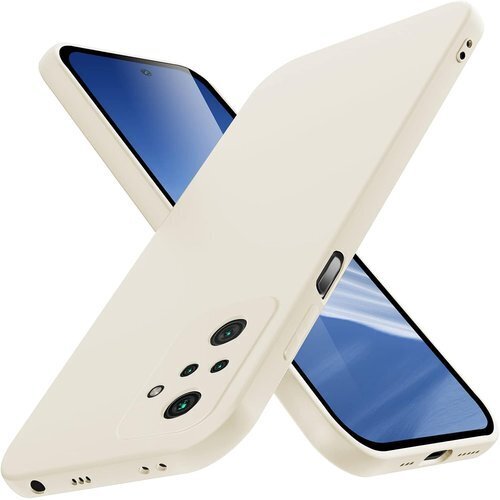 Redmi Note 10 Pro ケースシリコン t 滑り止め 柔軟性 擦り傷防止 ベージュ 白N411-48 135