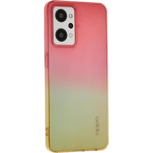OPPO Reno7 A Reno9 A ケース TP UQ mobile ピンクイエロー A953OR7APY 206