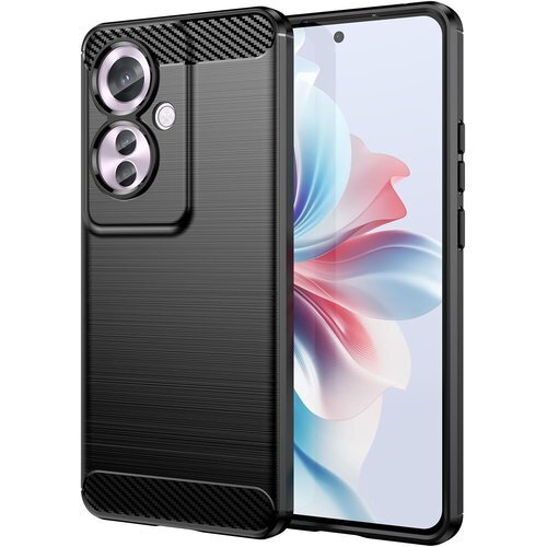 OPPO Reno 11A ケース『AFINER』新型 止 擦り傷防止 フィット感 マット感 着脱簡単 ブラック 245