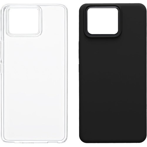 2枚 ケース Xiaomi 14T 用 軽量 ケース aomi 14T 対応 保護ケース クリア + ブラック 274