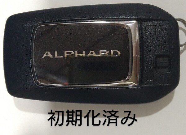 初期化済トヨタ純正スマートキー 6ボタン アルファード基盤番号231451-0120 007−AC0146 14FAE 新品電池サービス4