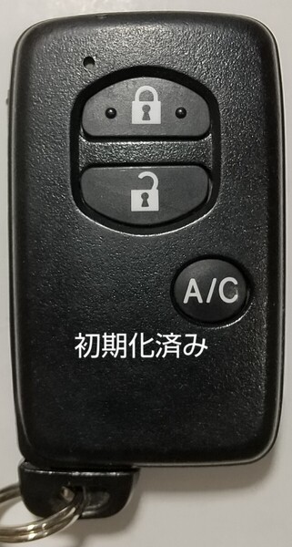 初期化済トヨタ純正スマートキー3ボタン プリウス30ハイブリッド 基盤番号271451−5300 新品電池サービス⑮
