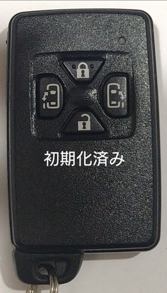 初期化済トヨタ純正スマートキー4ボタン70ノアヴォクシーアルファードヴェルファイアアイシス基盤番号271451-6230 新品電池サービス21