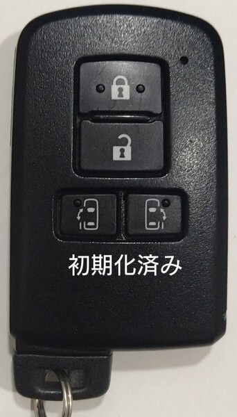 初期化済トヨタ純正 スマートキー4ボタンノア ヴォクシー シエンタエスクァイア基盤番号281451-2150 001-A00733 14FAC-01 新品電池付き17