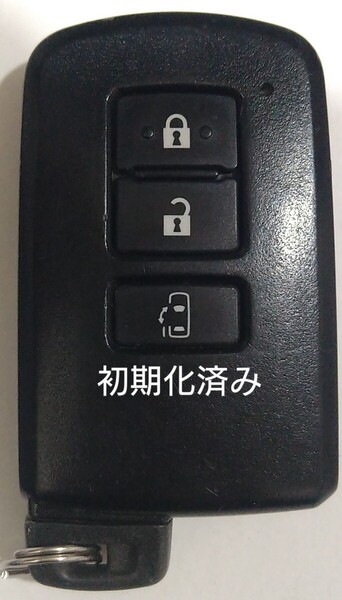 初期化済トヨタ純正スマートキー3ボタンノア ヴォクシーシエンタ基盤番号281451−2110 新品電池サービス45