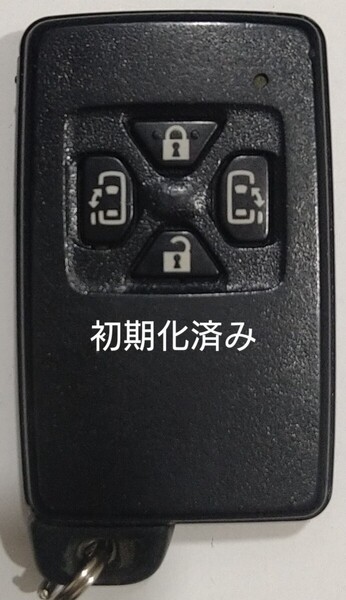 初期化済トヨタ純正スマートキー4ボタン70ノアヴォクシーアルファードヴェルファイアアイシス基盤番号271451-6230 新品電池サービス14