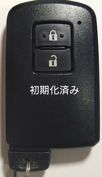 初期化済トヨタ純正スマートキー 2ボタンプリウス オーリス基盤番号281451-0020 新品電池サービス①