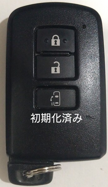 初期化済トヨタ純正スマートキー3ボタンノア ヴォクシーシエンタ基盤番号281451−2110 新品電池サービス49