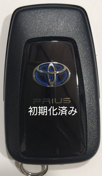 初期化済トヨタ純正 スマートキー2ボタン50系プリウス 基盤番号231451-0351 007-AD0027 14FAF 新品電池サービス46