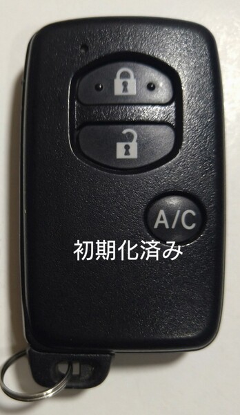初期化済トヨタ純正スマートキー3ボタン プリウス30ハイブリッド 基盤番号271451−5300 新品電池サービス⑨