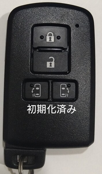 初期化済トヨタ純正 スマートキー4ボタンノア ヴォクシー シエンタエスクァイア基盤番号281451-2150 001-A00733 14FAC-01 新品電池付き18