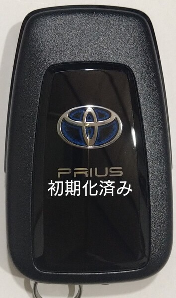 初期化済トヨタ純正 スマートキー2ボタン50系プリウス 基盤番号231451-0351 007-AD0027 14FAF 新品電池サービス27