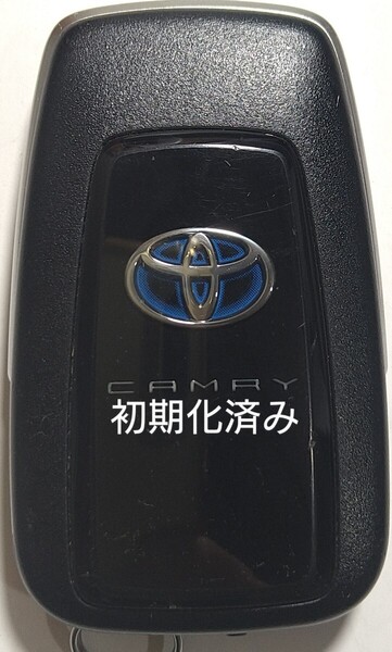 初期化済トヨタ純正 スマートキー3ボタンカムリ 基盤番号231451-0351 007-AD0027 14FAF新品電池サービス⑤