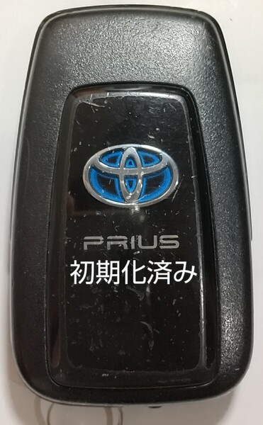 初期化済トヨタ純正 スマートキー2ボタン50系プリウス 基盤番号231451-0351 007-AD0027 14FAF 新品電池サービス⑮