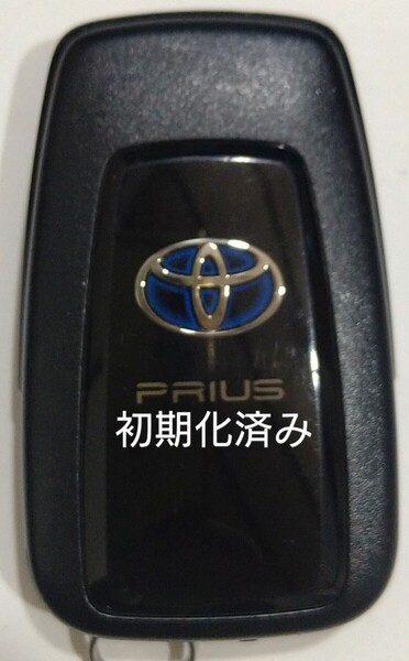 初期化済トヨタ純正 スマートキー2ボタン50系プリウス 基盤番号231451-0351 007-AD0027 14FAF 新品電池サービス20