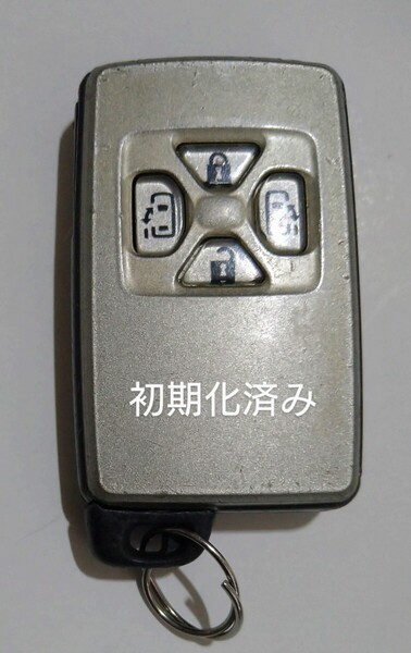 初期化済トヨタ純正スマートキー4ボタンエスティマ ヴェルファイア ヴォクシーアルファード基盤番号271451-6230 新品電池サービス⑤