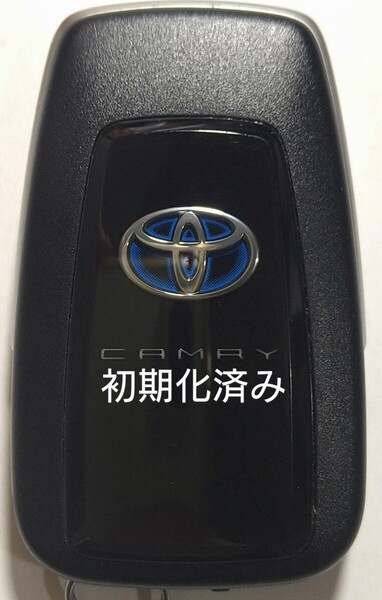 初期化済トヨタ純正 スマートキー3ボタンカムリ 基盤番号231451-0351 007-AD0027 14FAF新品電池サービス③