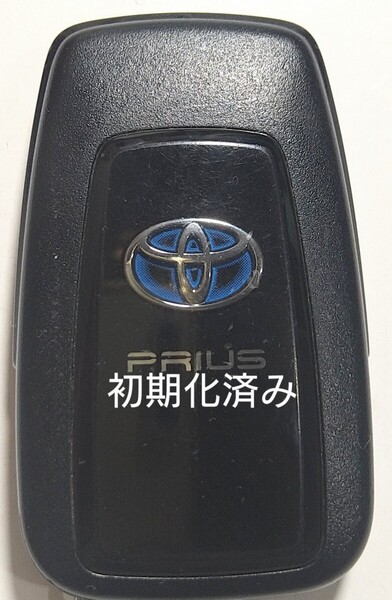 初期化済トヨタ純正 スマートキー2ボタン50系プリウス 基盤番号231451-0351 007-AD0027 14FAF 新品電池サービス25