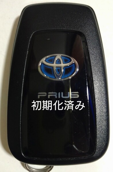 初期化済トヨタ純正 スマートキー2ボタン50系プリウス 基盤番号231451-0351 007-AD0027 14FAF 新品電池サービス⑦