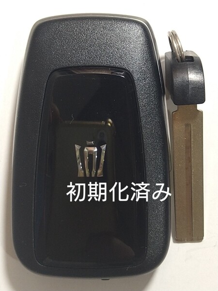 初期化済トヨタ純正スマートキー3ボタンクラウン220系基盤番号231451-0351ノーカットキー付き新品電池付き③ディーラー登録は不可能